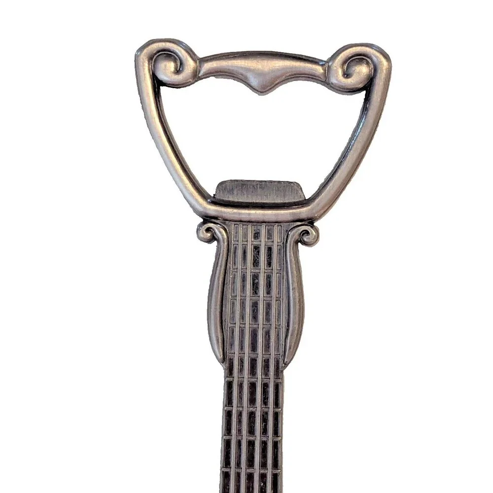 Hard Rock Cafe Lake Tahoe Bottle Opener Silver Pewter Metal 6 inch Rare Gift NEW